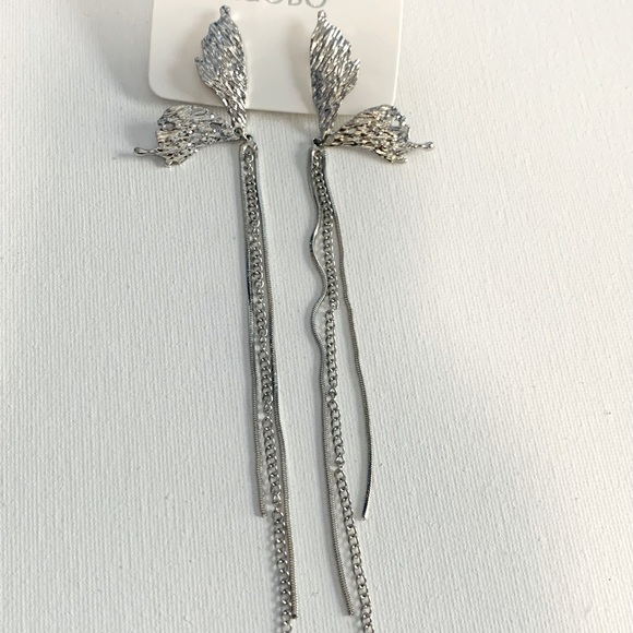 🔥 Long Tassels Butterfly Earrings - Picture 7 of 10